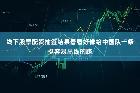 线下股票配资抽签结果看着好像给中国队一条挺容易出线的路