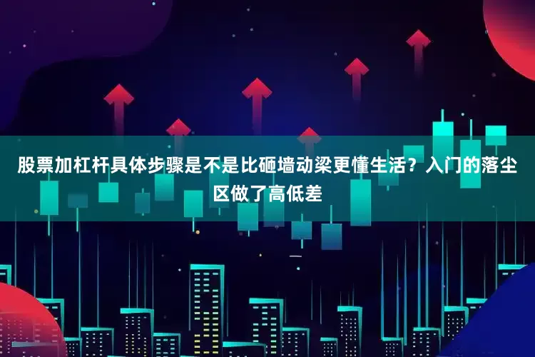 股票加杠杆具体步骤是不是比砸墙动梁更懂生活？入门的落尘区做了高低差